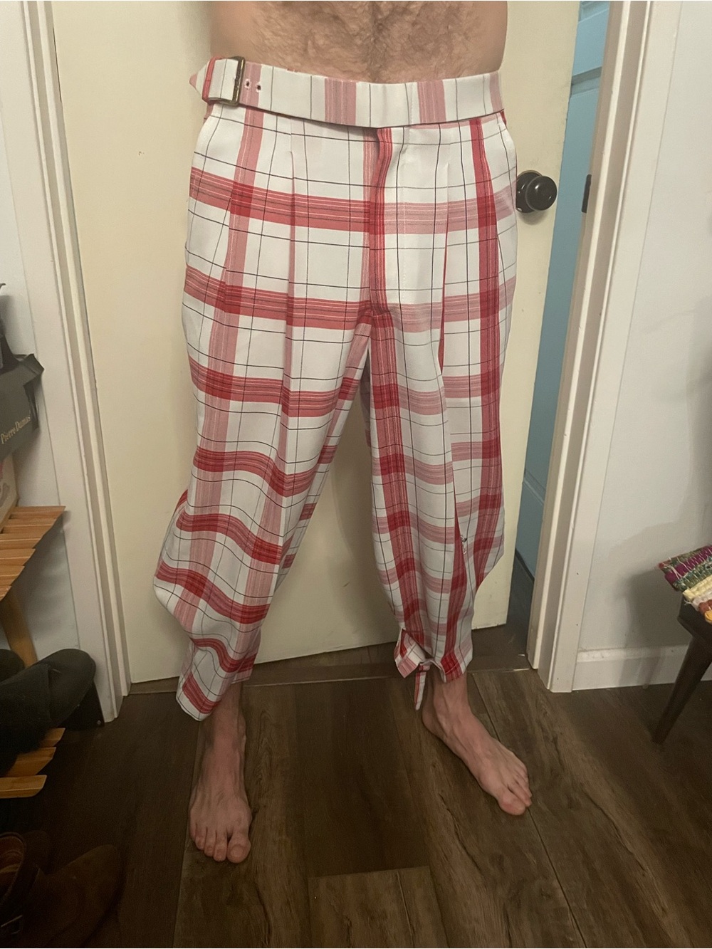 Vintage Bucholz Knickers Co Plaid Golf Knickers | Made in USA | Size 34S